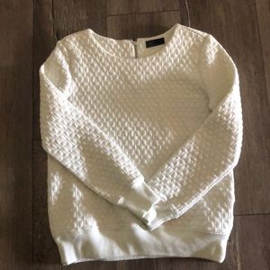 Quilted sweatshirt